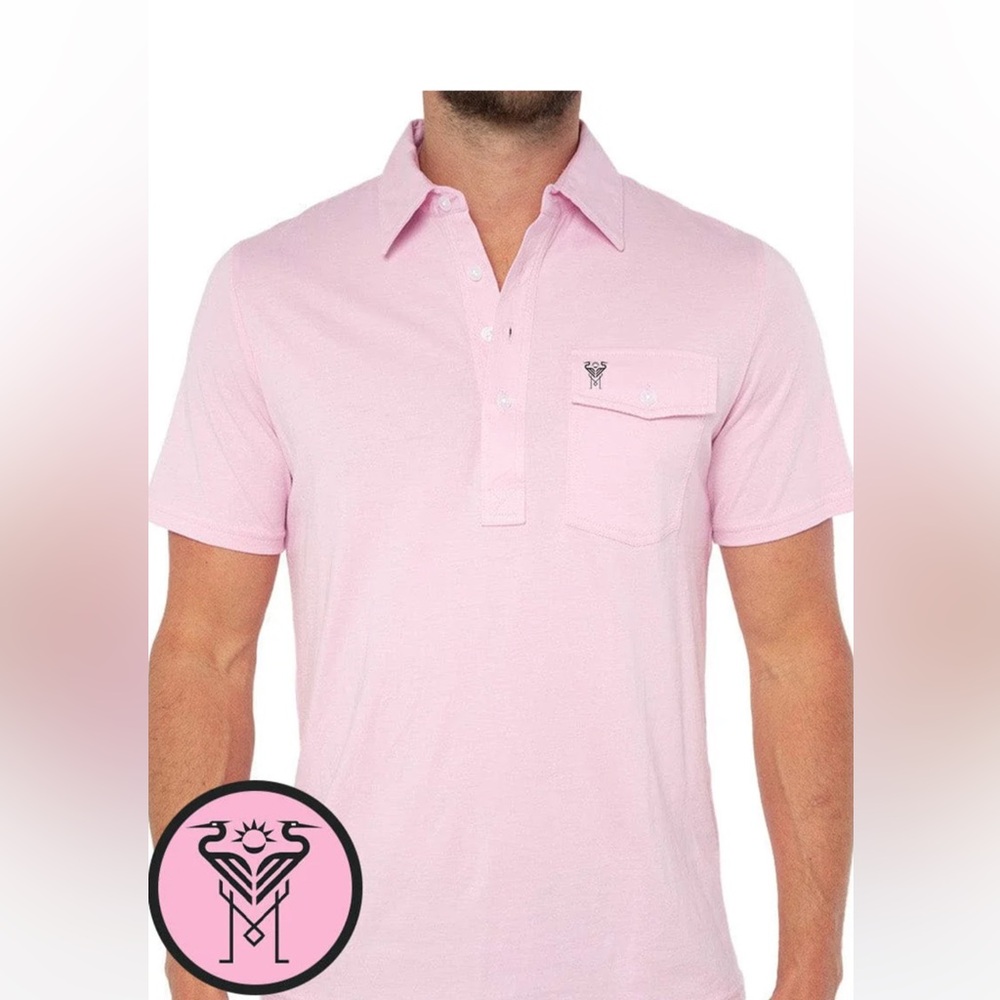 Criquet polo terry pink - xxl